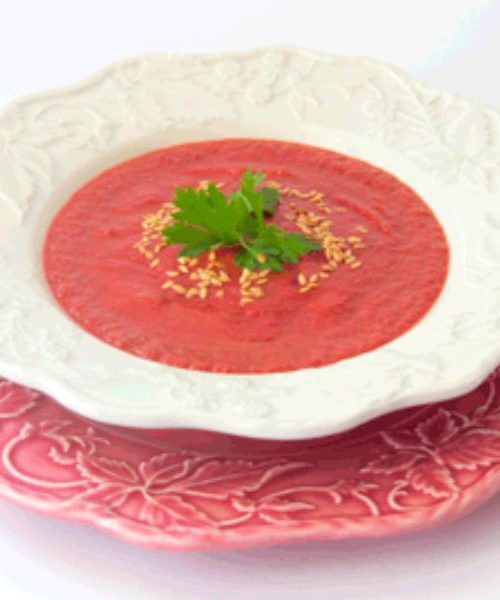 Sopa de Beterraba com Gengibre
